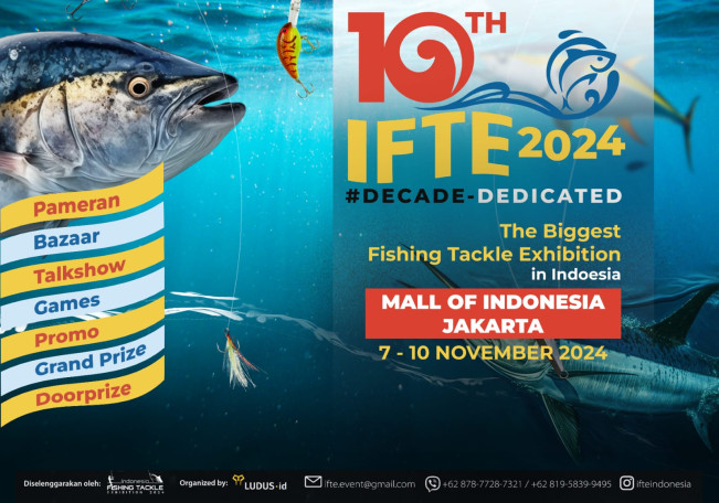 Pameran Alat Pancing Terbesar di Indonesia IFTE 2024 Kembali Hadir di Mall of Indonesia